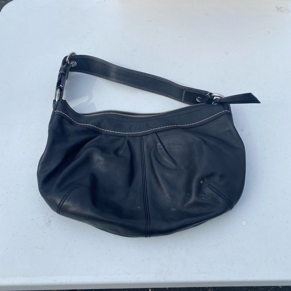 Black leather - minor marks